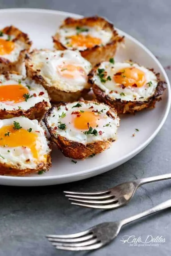 Viral Low-Carb Hack: Crispy Cauliflower Hash Brown Egg Cups That Feel…