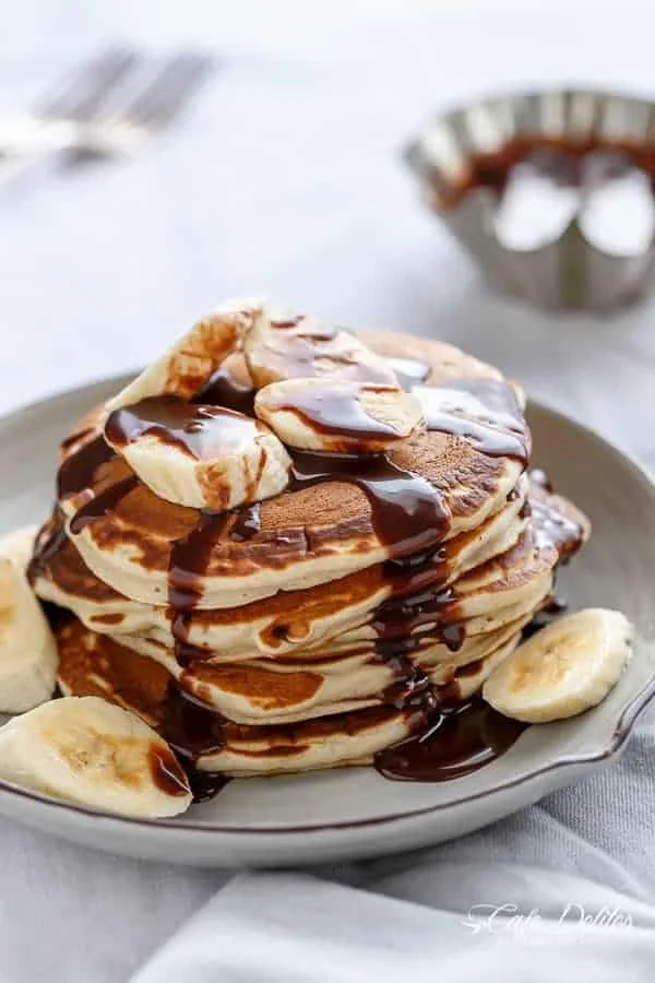 Birthday-Grade Banana Pancakes Stuffed With Molten Nutella — You've B…
