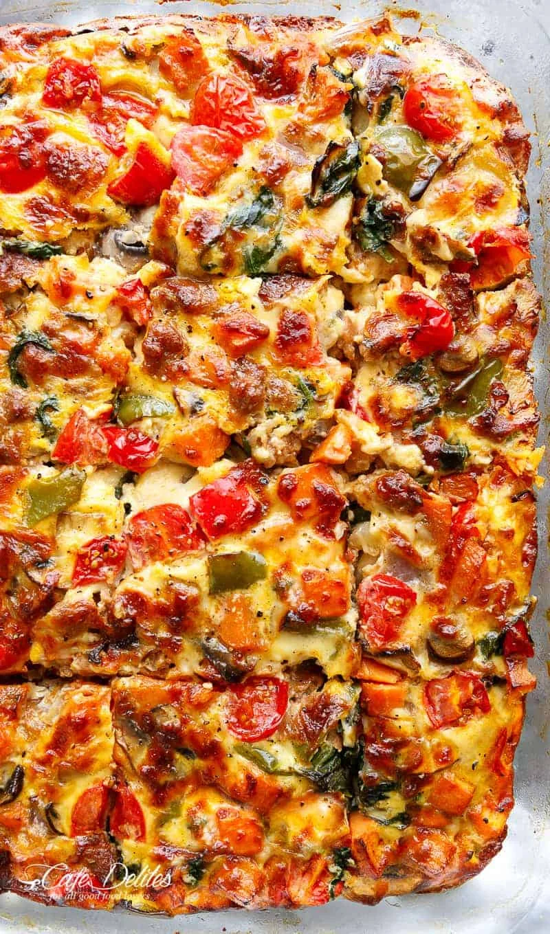 Shockingly Healthy Sweet Potato Hash Brown Casserole — Your New Morni…